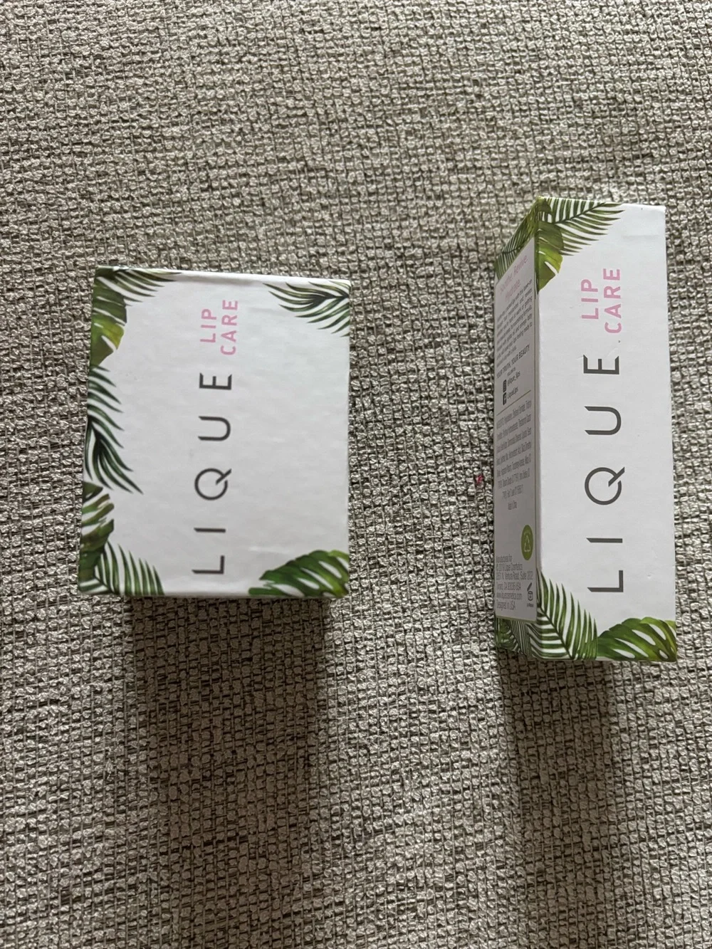 NIB Lique Pomegranate Lip Balm & Vanilla Lip Masque Set